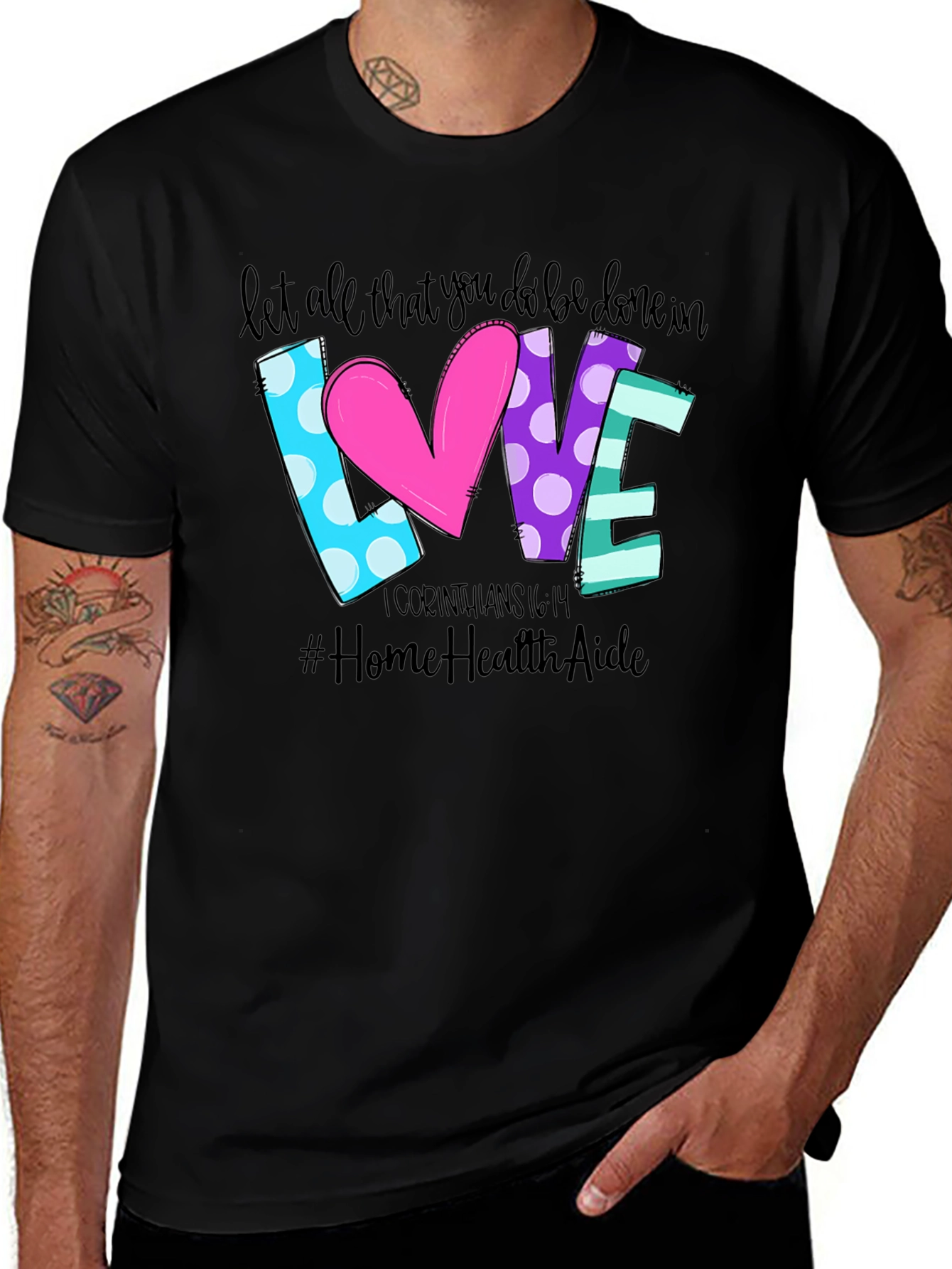 Love Graphic Print T-Shirt