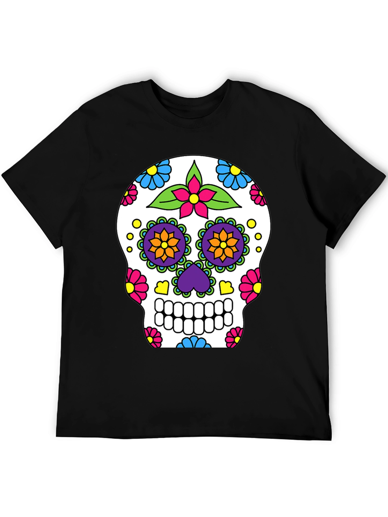 Sugar Skull T-Shirt - Day of the Dead Tee