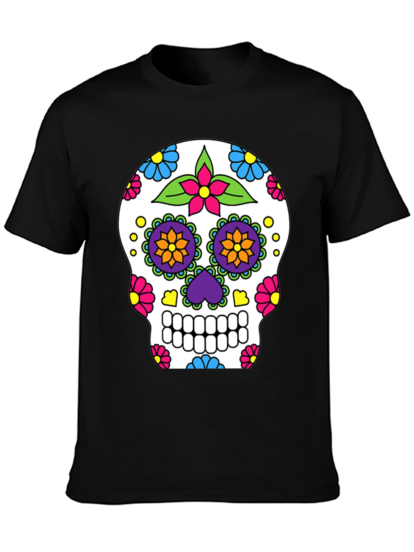 Sugar Skull T-Shirt - Day of the Dead Tee