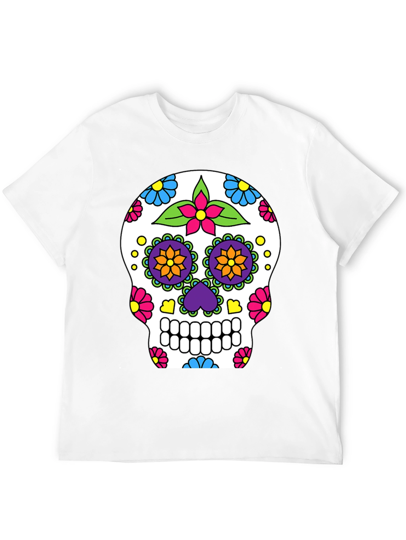Sugar Skull T-Shirt - Day of the Dead Tee