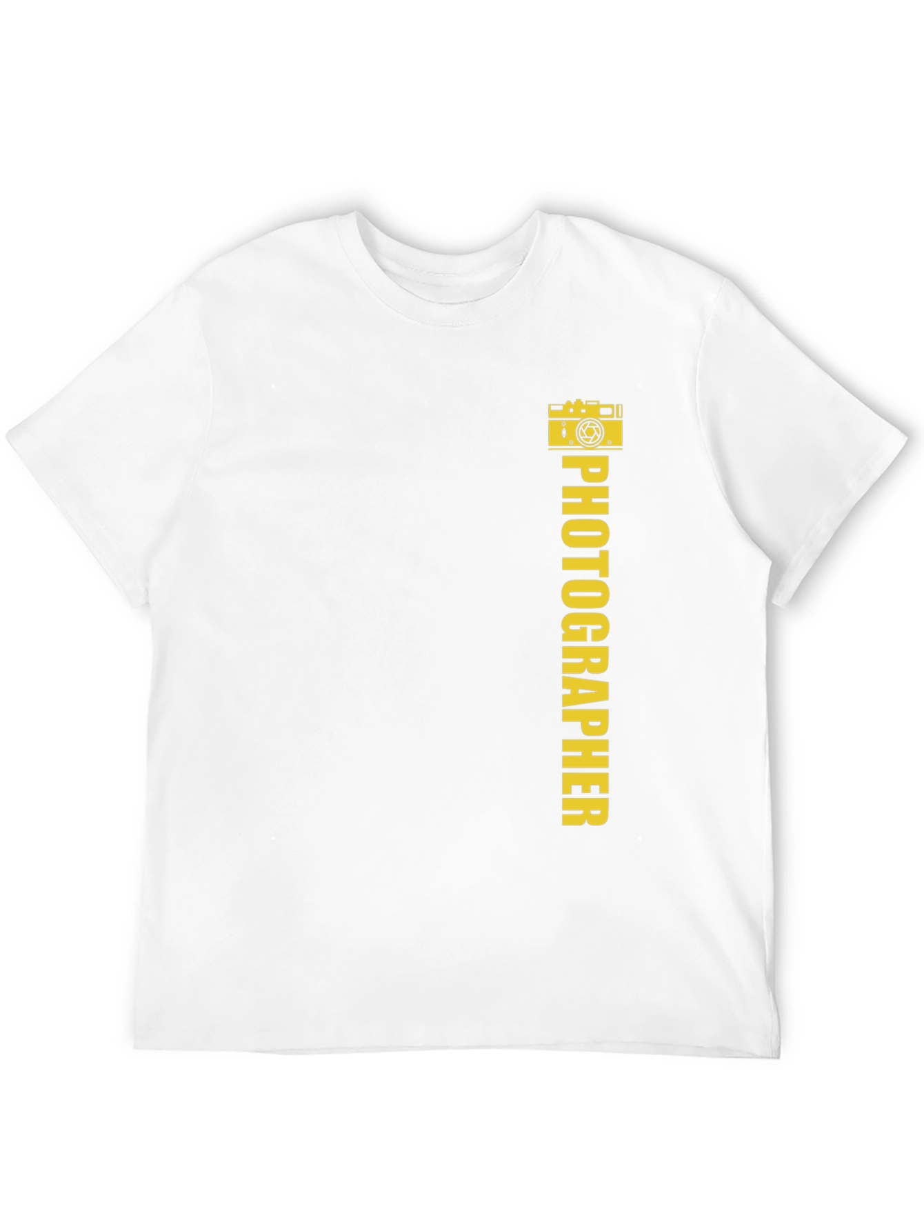 Photographer Graphic Tee - Black Cotton T-Shirt