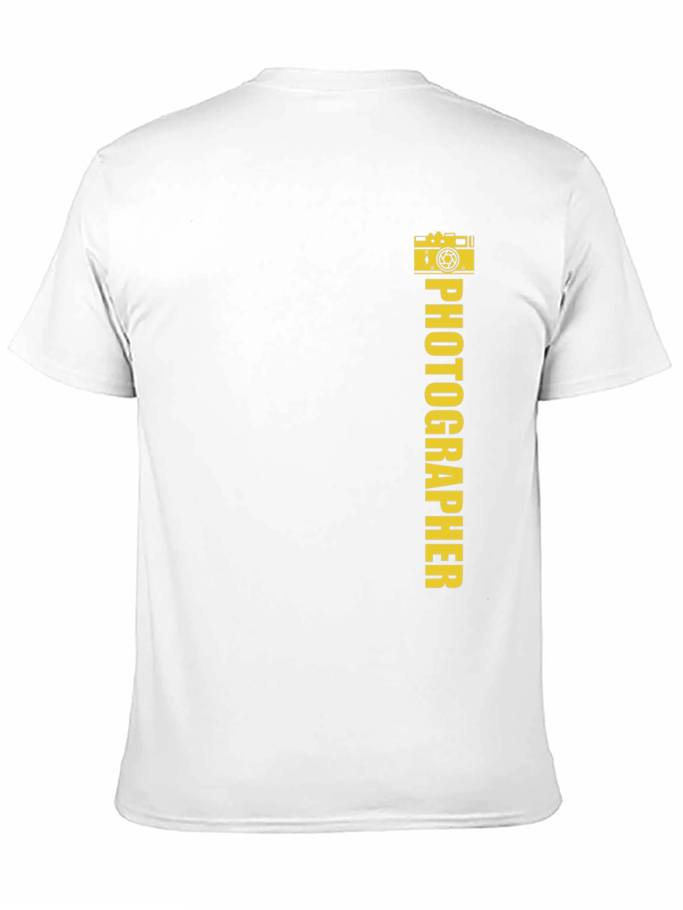 Photographer Graphic Tee - Black Cotton T-Shirt