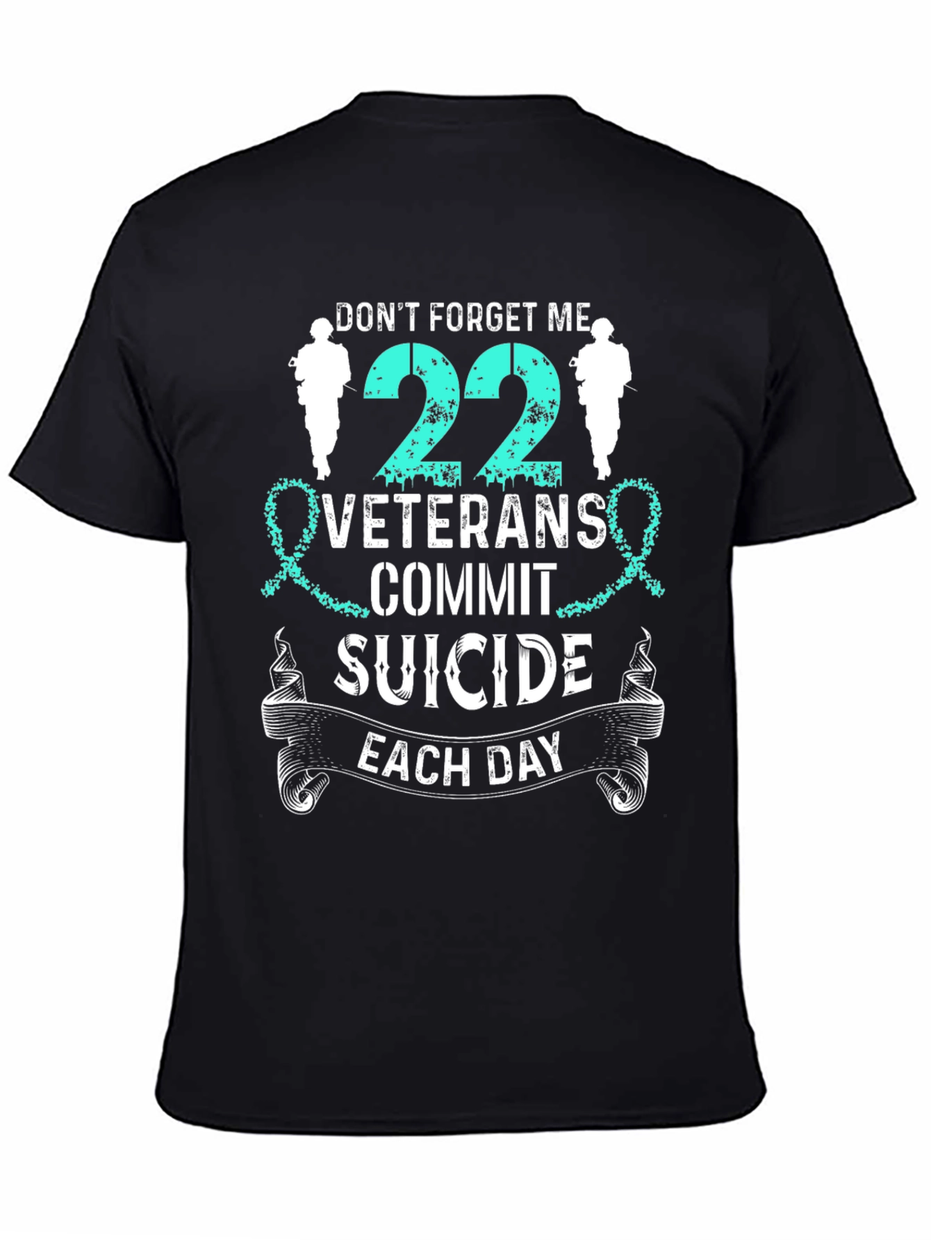 Dont Forget Me Veteran Suicide Awareness T-Shirt