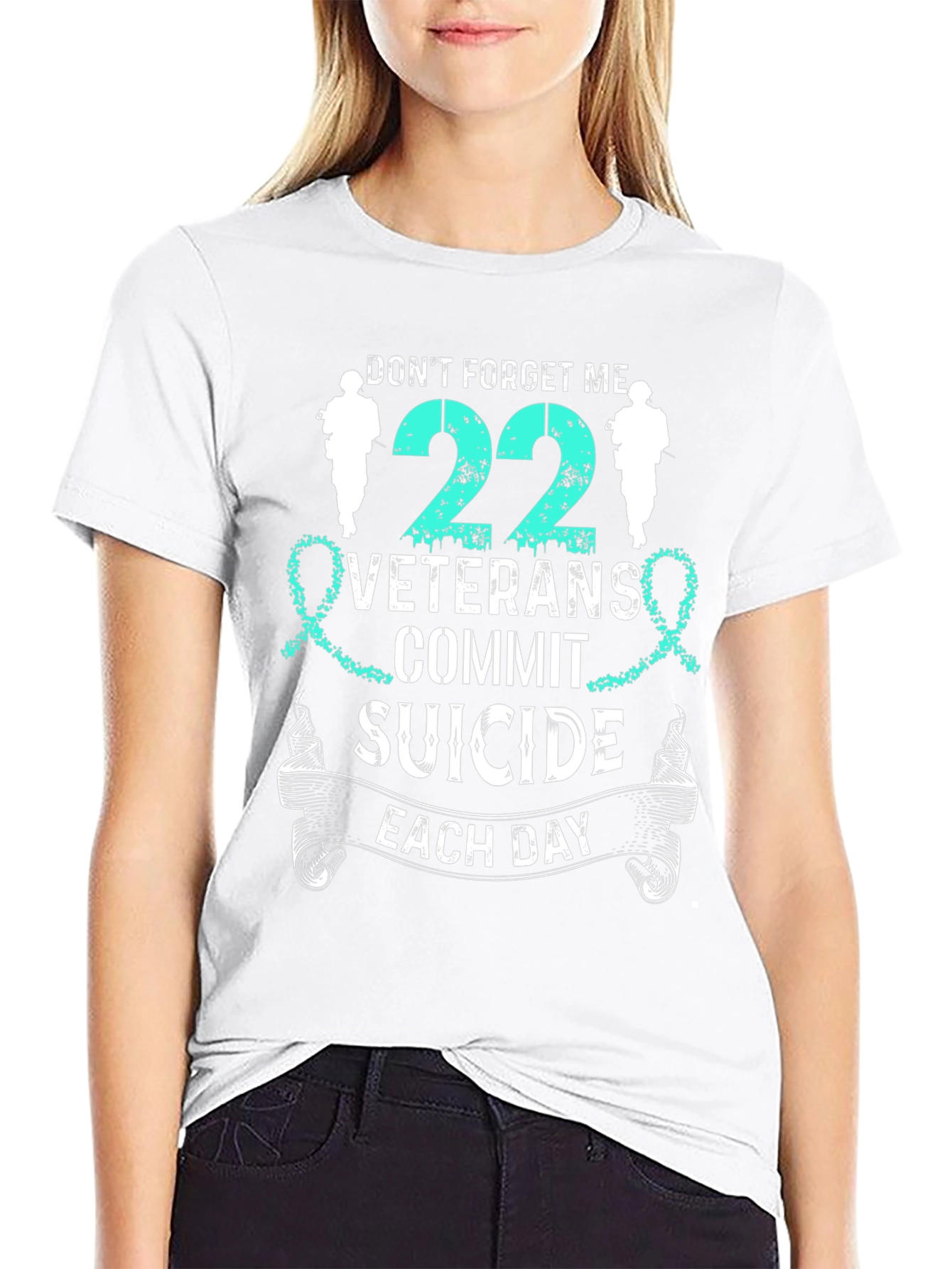 Dont Forget Me Veteran Suicide Awareness T-Shirt