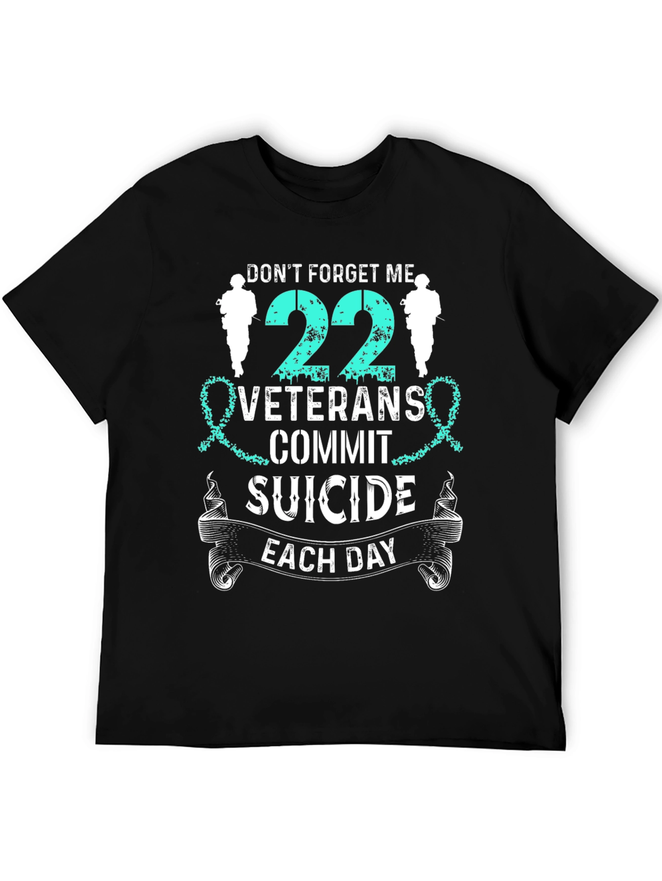 Dont Forget Me Veteran Suicide Awareness T-Shirt
