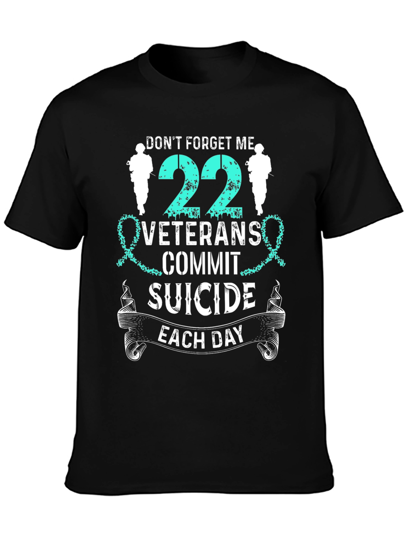 Dont Forget Me Veteran Suicide Awareness T-Shirt