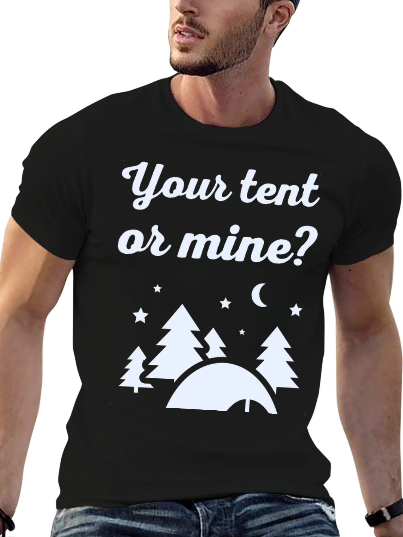 Your Tent or Mine? Camping Graphic Tee