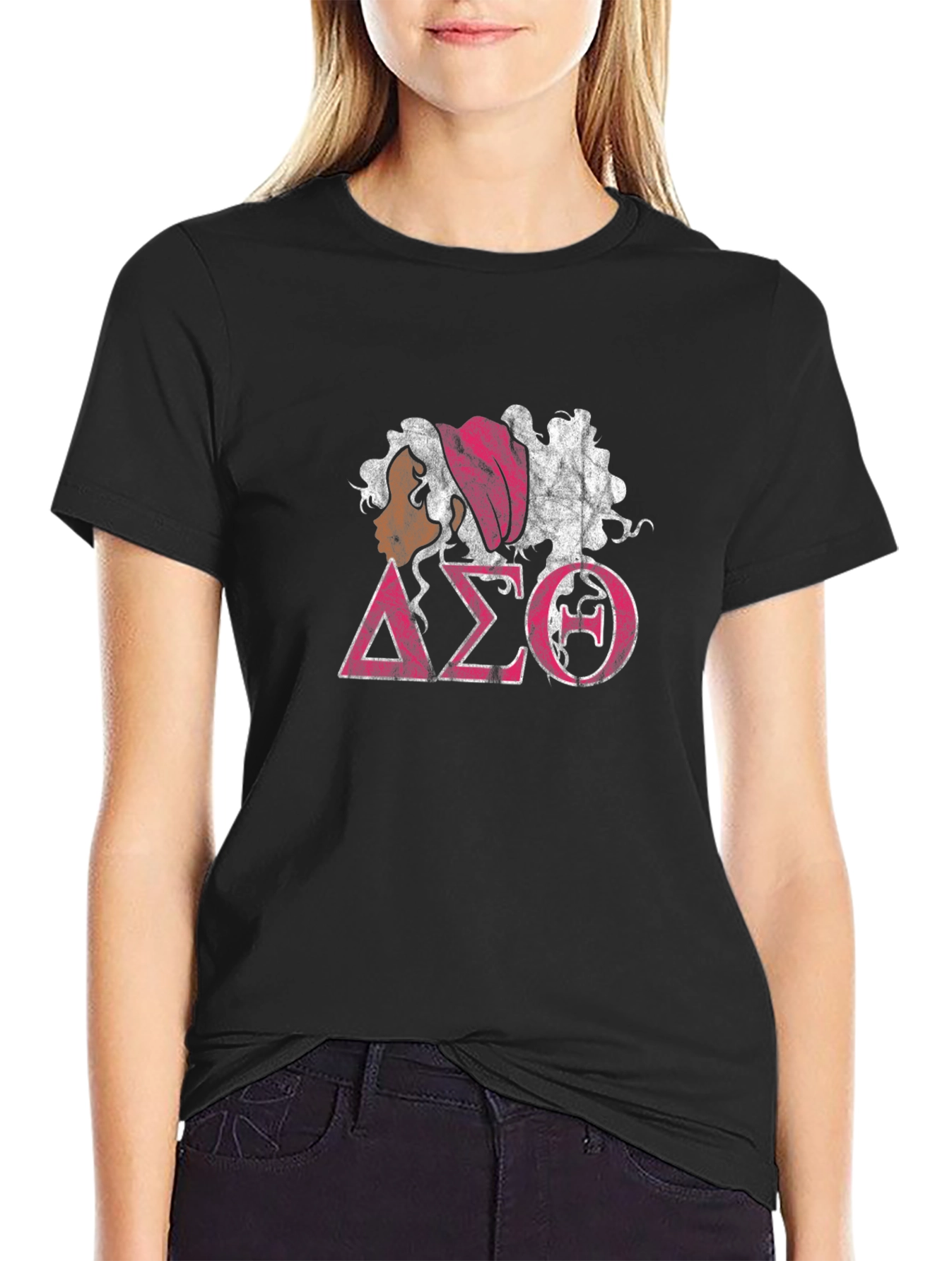 Delta Sigma Theta Sorority T-Shirt - Black