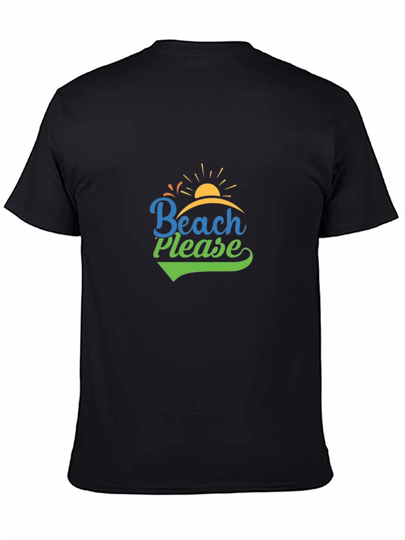 Beach Please T-Shirt - Relaxed Vacation Tee