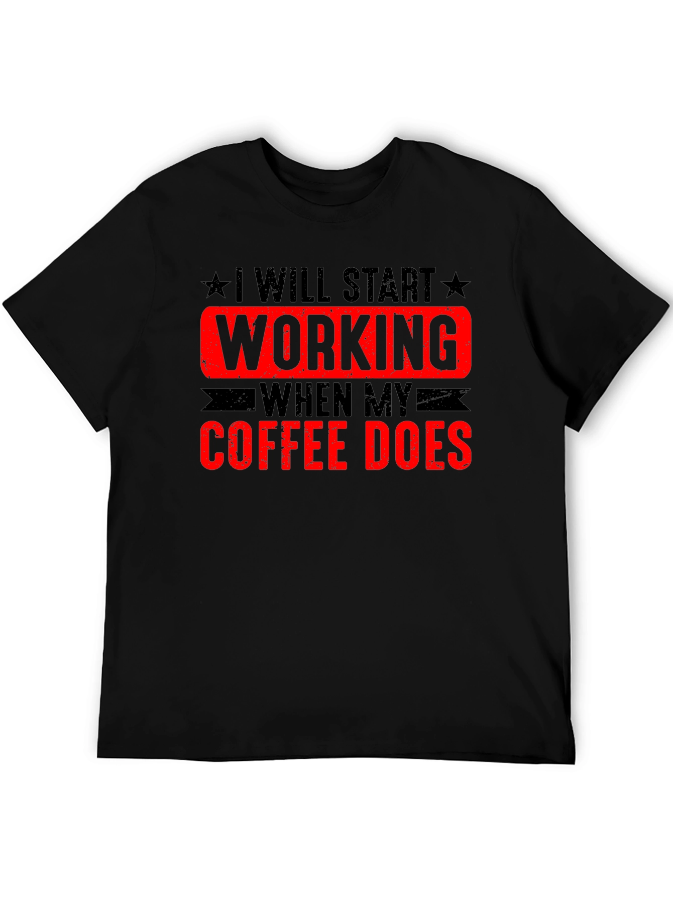 Coffee Does T-Shirt - Funny Work Tee