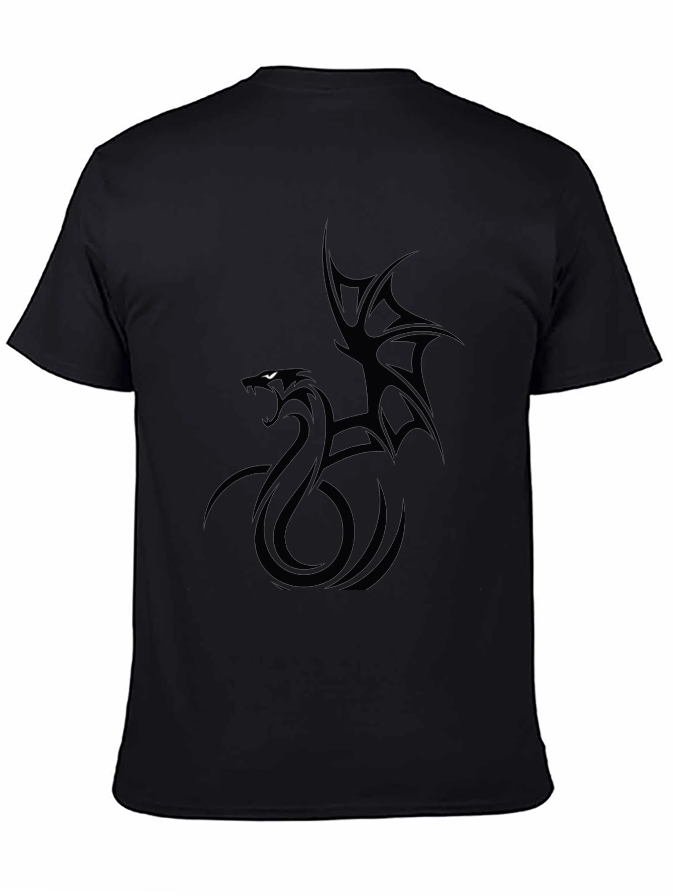 Black Dragon Graphic Tee - Mens Short Sleeve