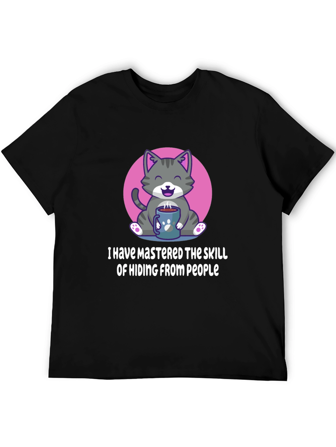 Hiding Cat Graphic Tee