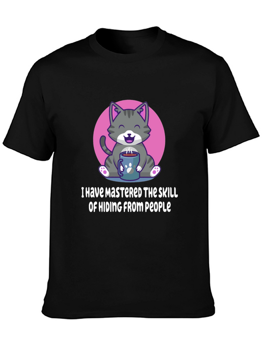Hiding Cat Graphic Tee