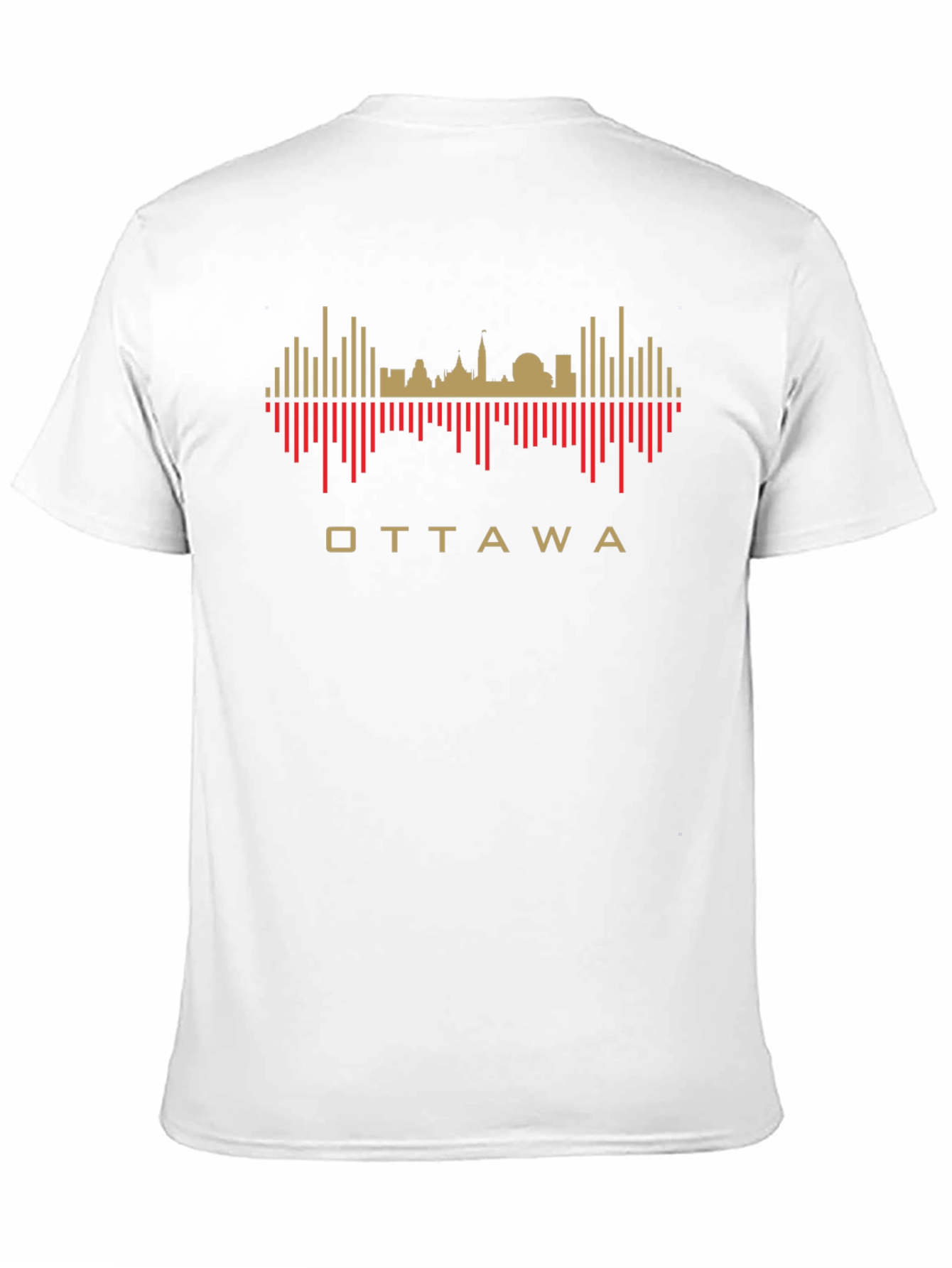 Ottawa Skyline Graphic T-Shirt - Mens Black Tee