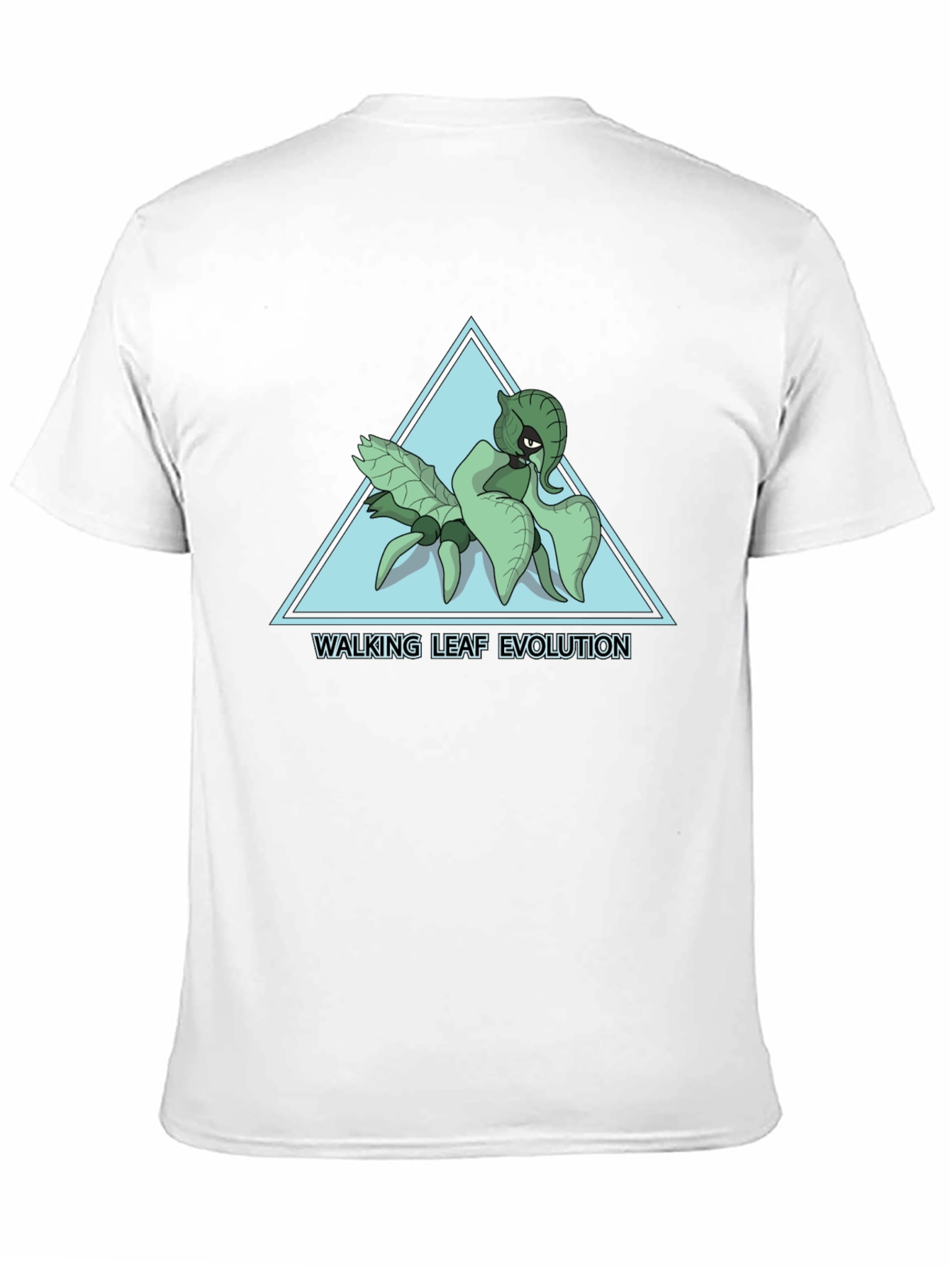 Walking Leaf Evolution T-Shirt - Black Cotton Tee