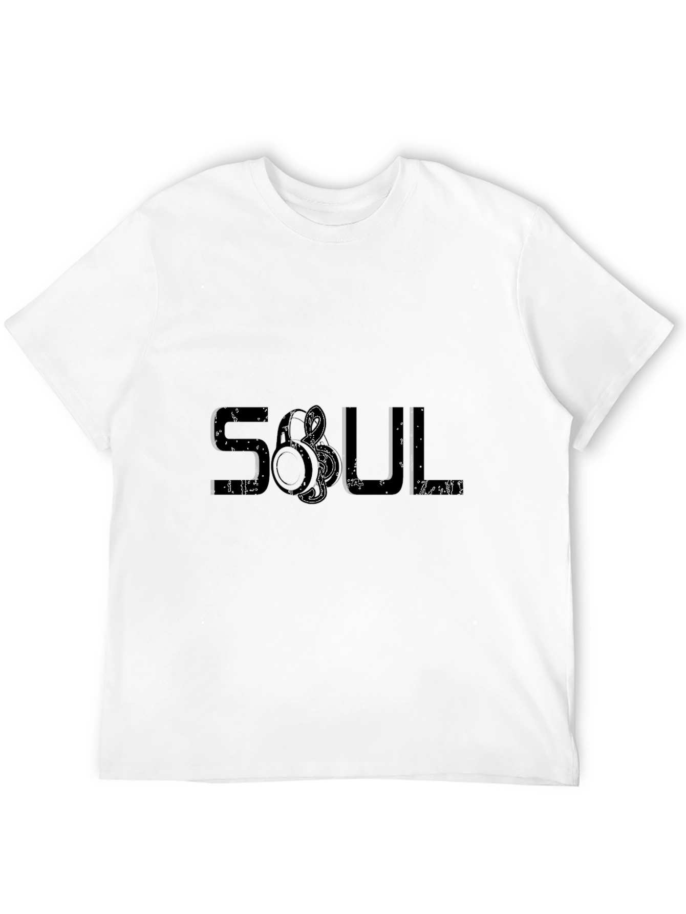 Soul Graphic Print Black T-Shirt