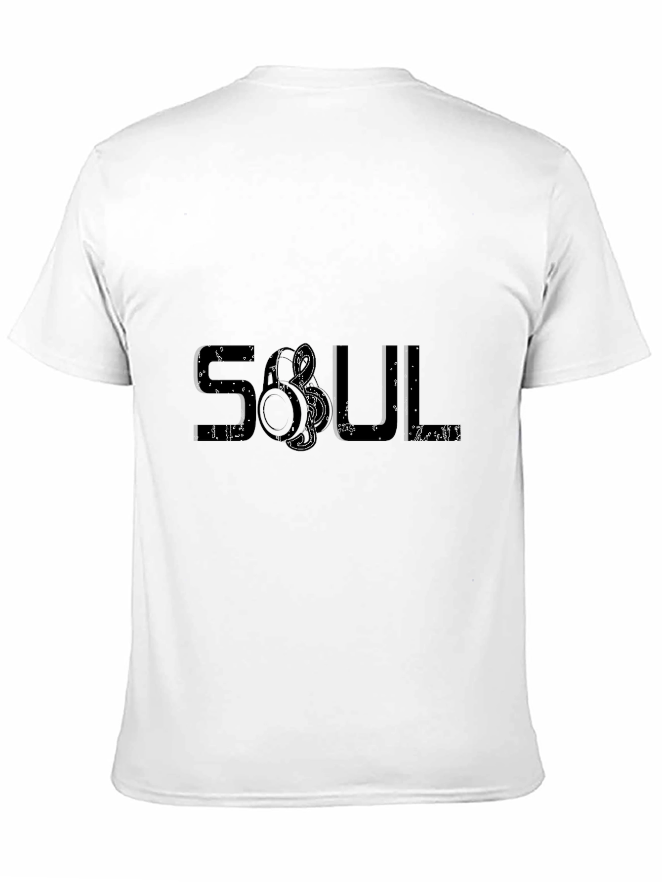 Soul Graphic Print Black T-Shirt
