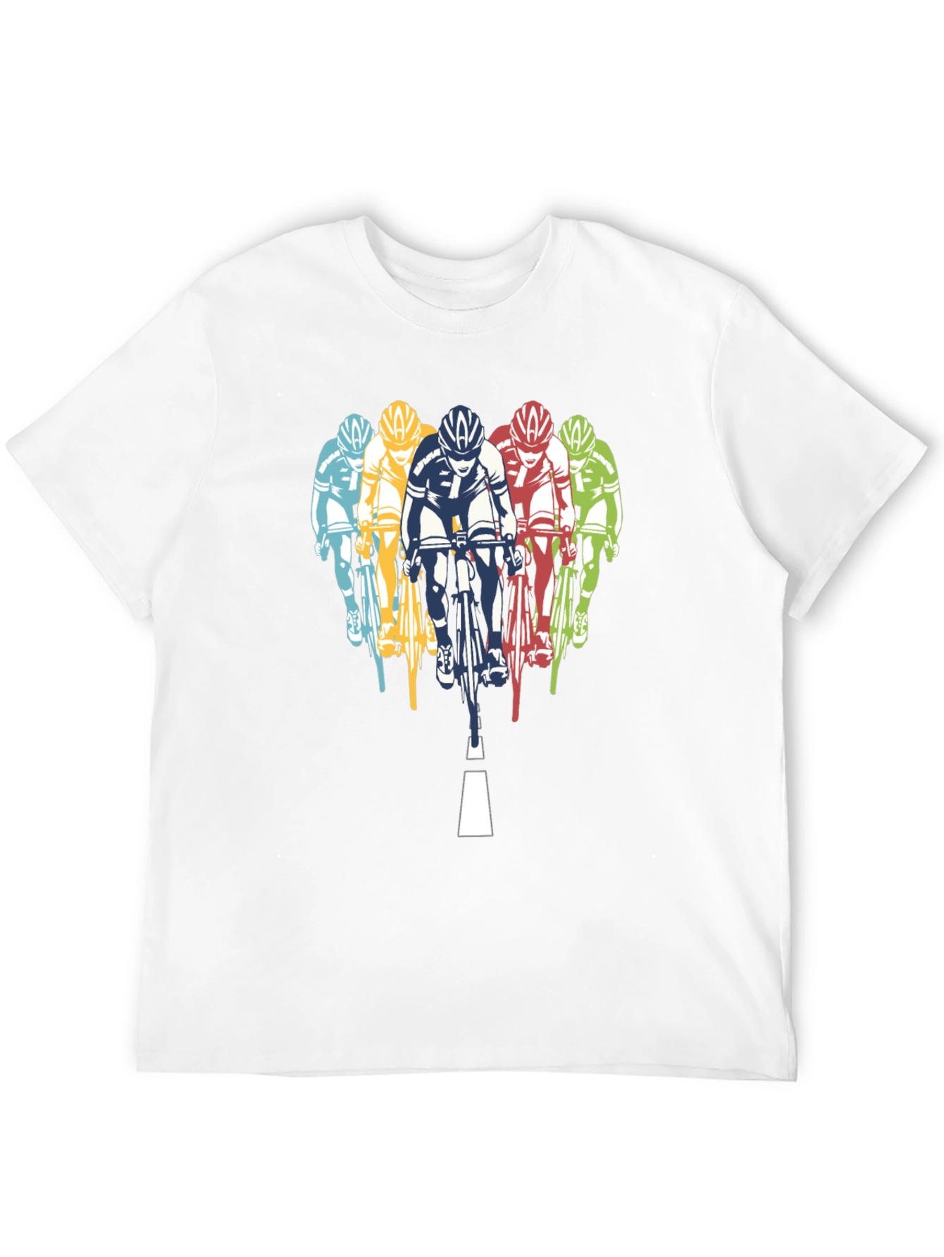 Cycling Team Graphic T-Shirt - Black