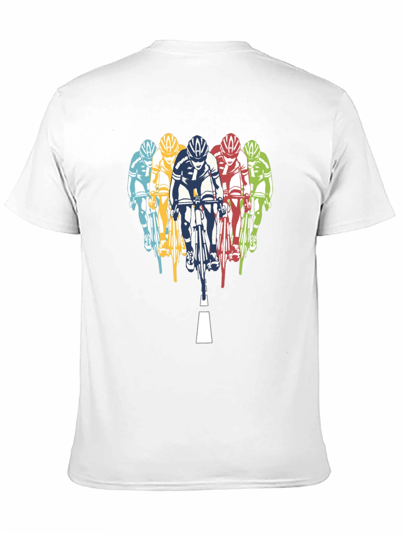 Cycling Team Graphic T-Shirt - Black
