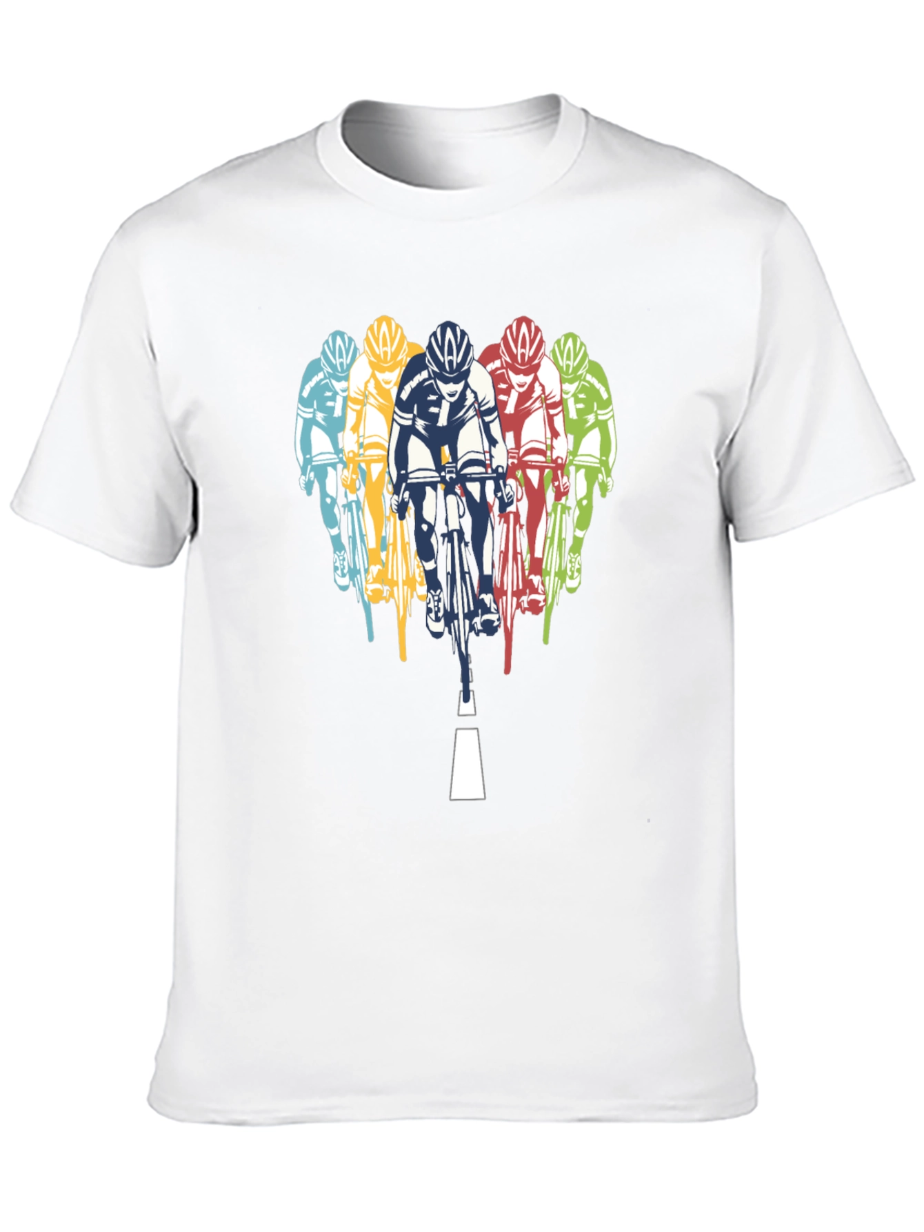 Cycling Team Graphic T-Shirt - Black