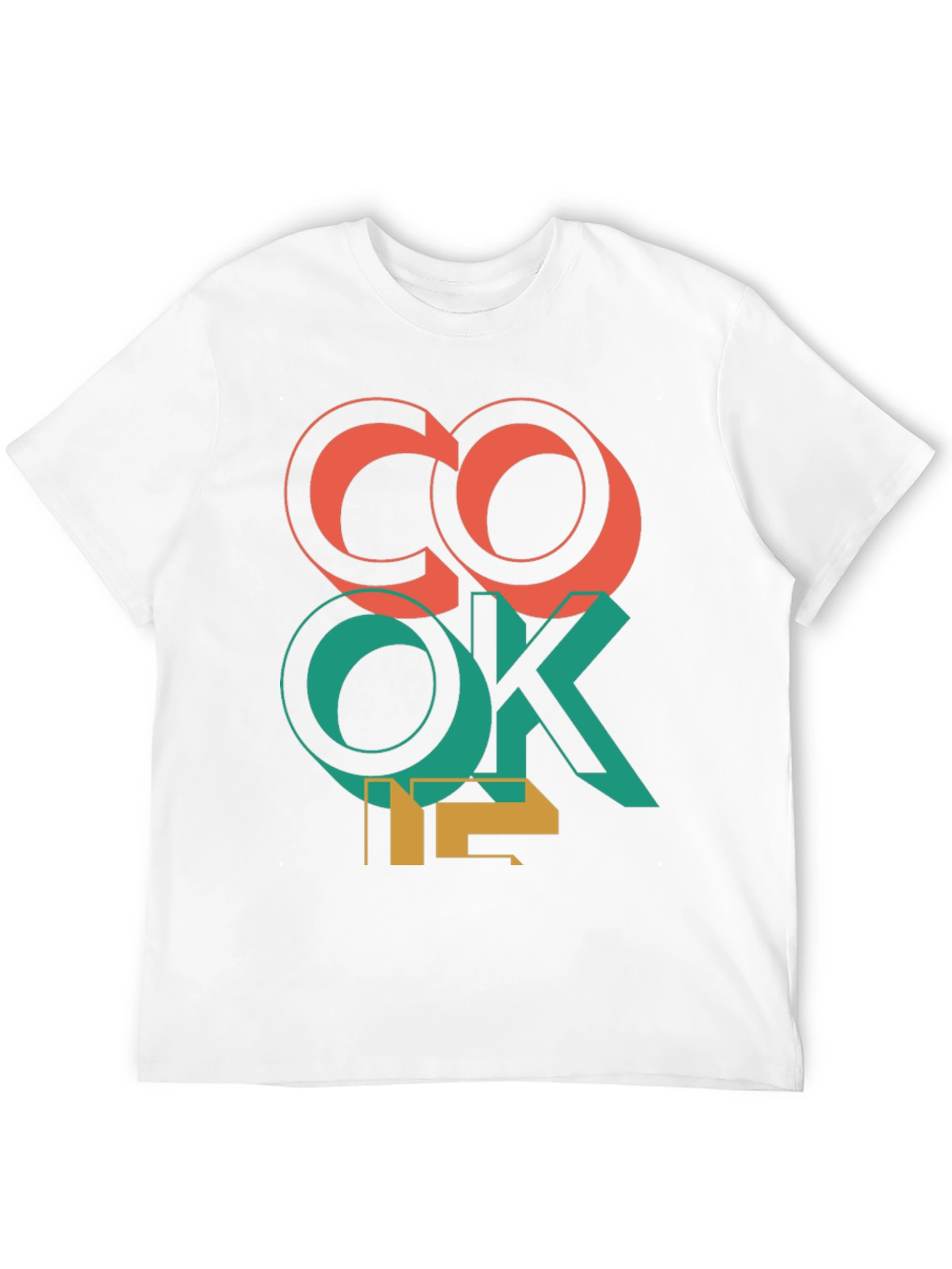 Cool Cook Me Graphic Print Black T-Shirt