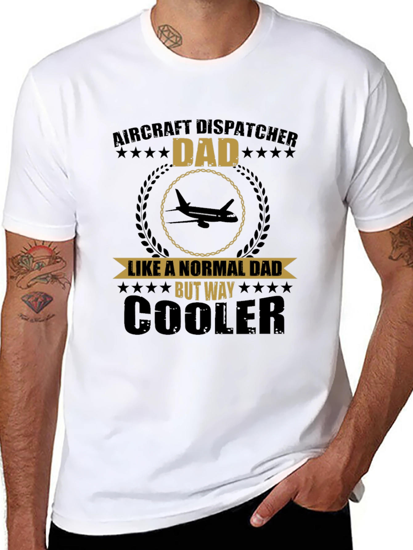 Aircraft Dispatcher Dad T-Shirt - Way Cooler