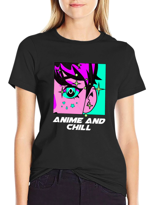 Anime and Chill Graphic Tee