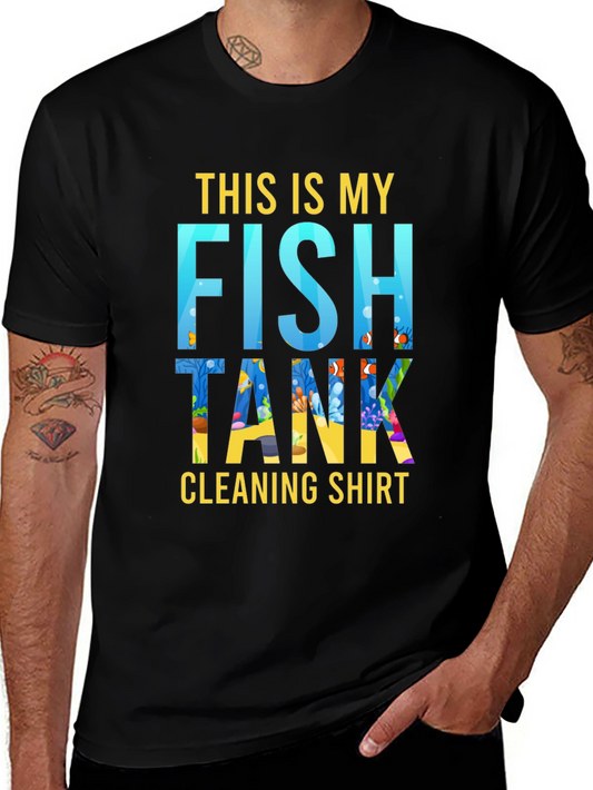 Funny Fish Tank Cleaning Shirt for Aquarium Lovers