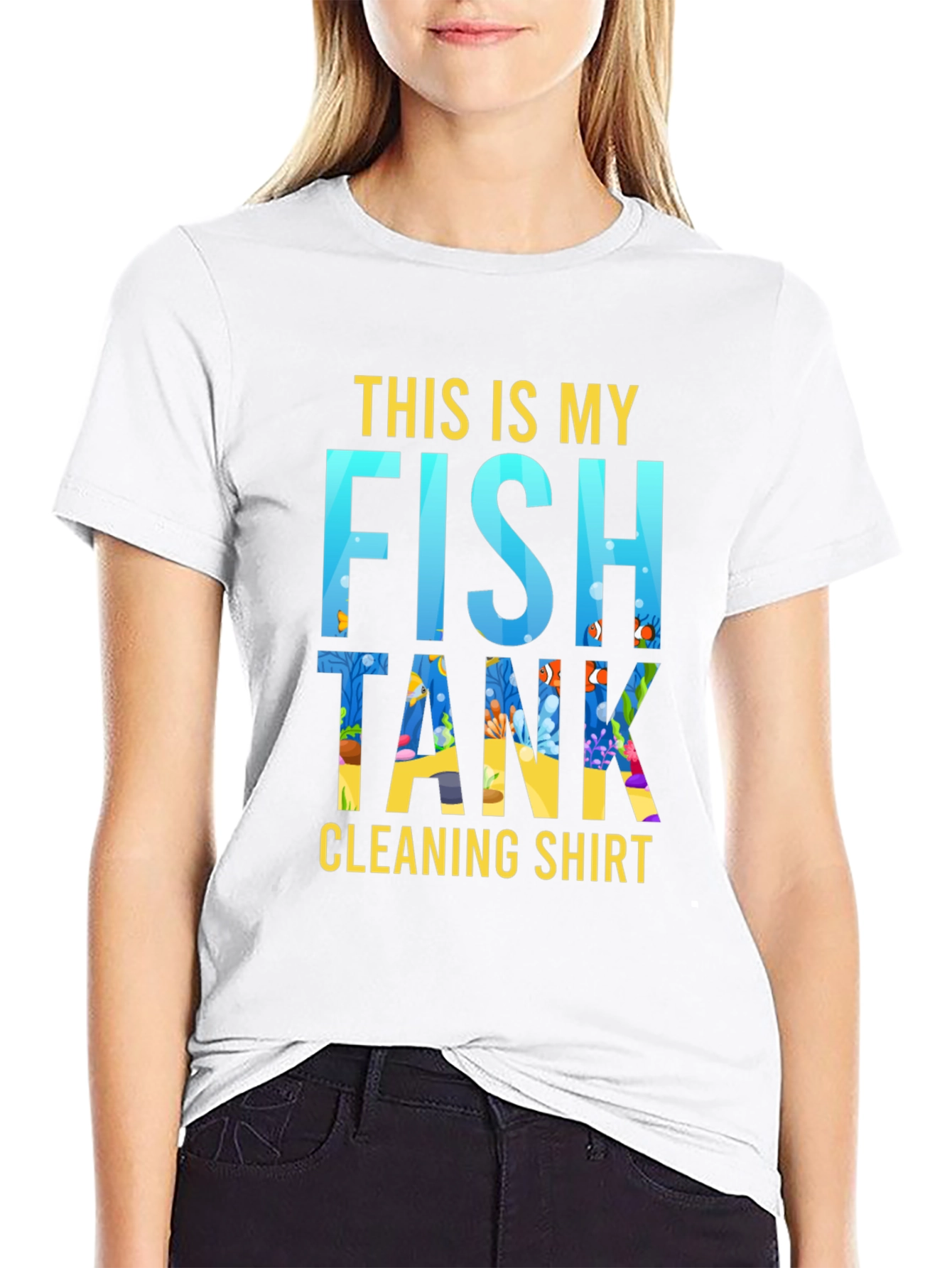 Funny Fish Tank Cleaning Shirt for Aquarium Lovers