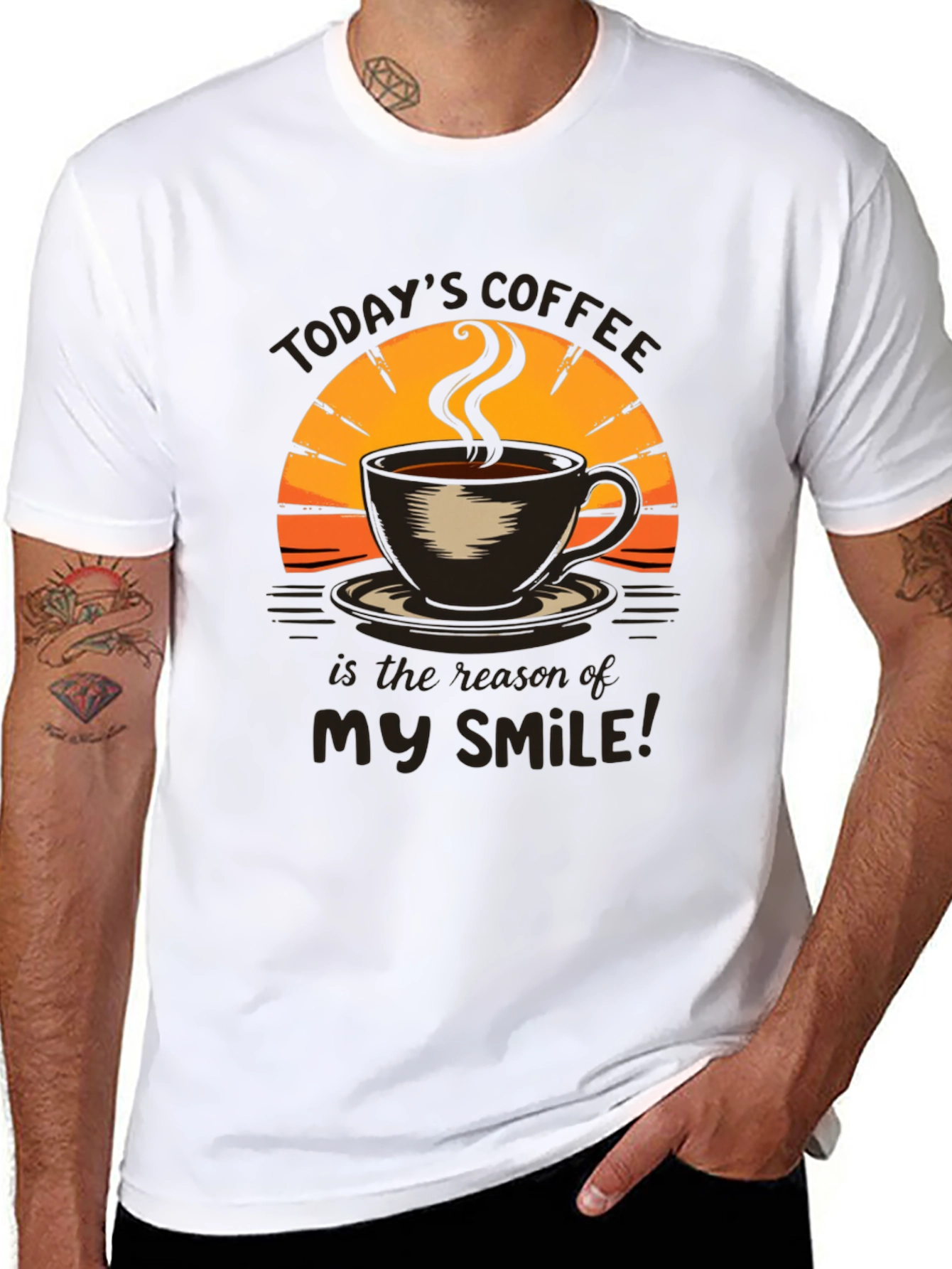 Todays Coffee My Smile T-Shirt