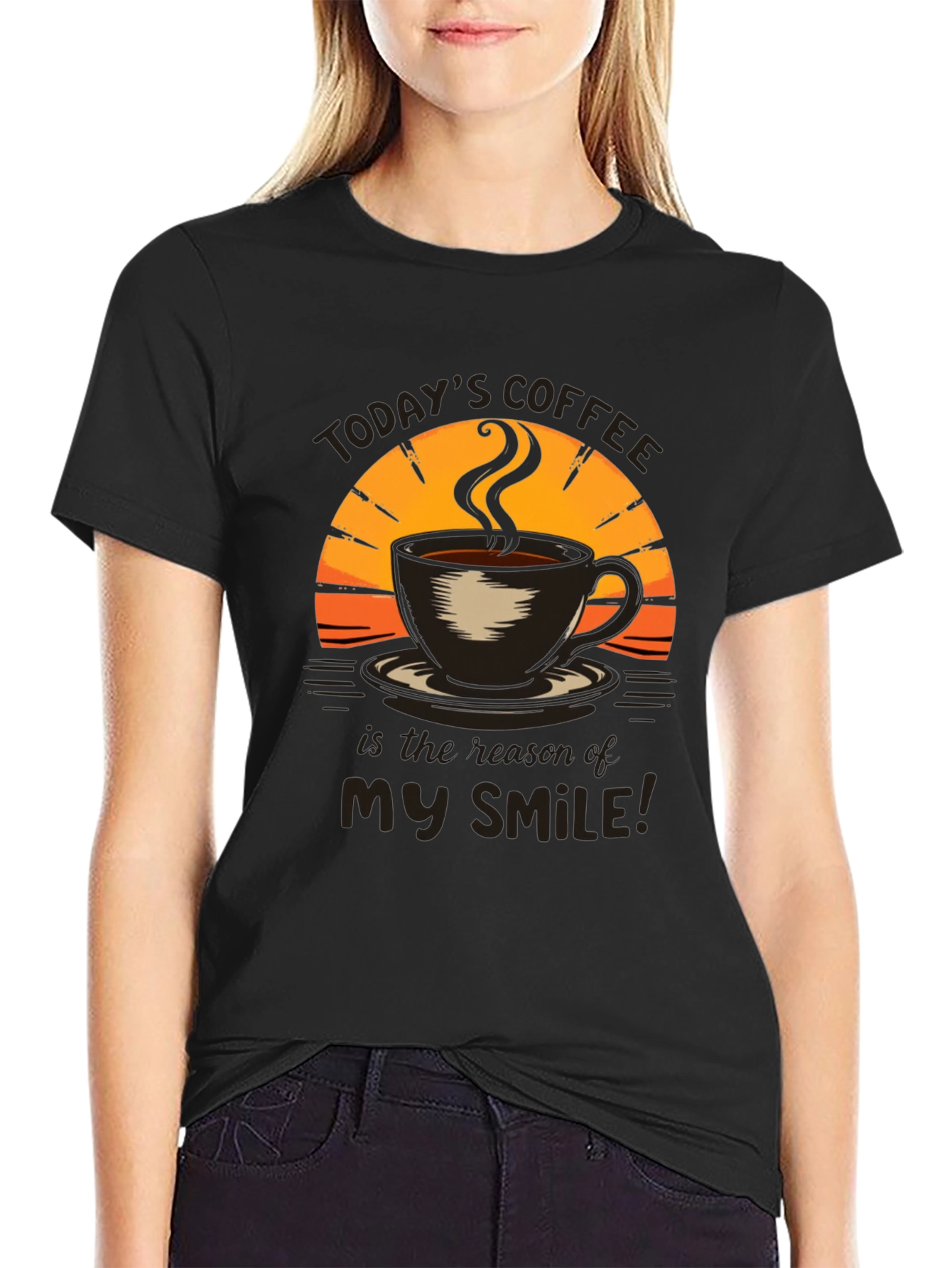 Todays Coffee My Smile T-Shirt