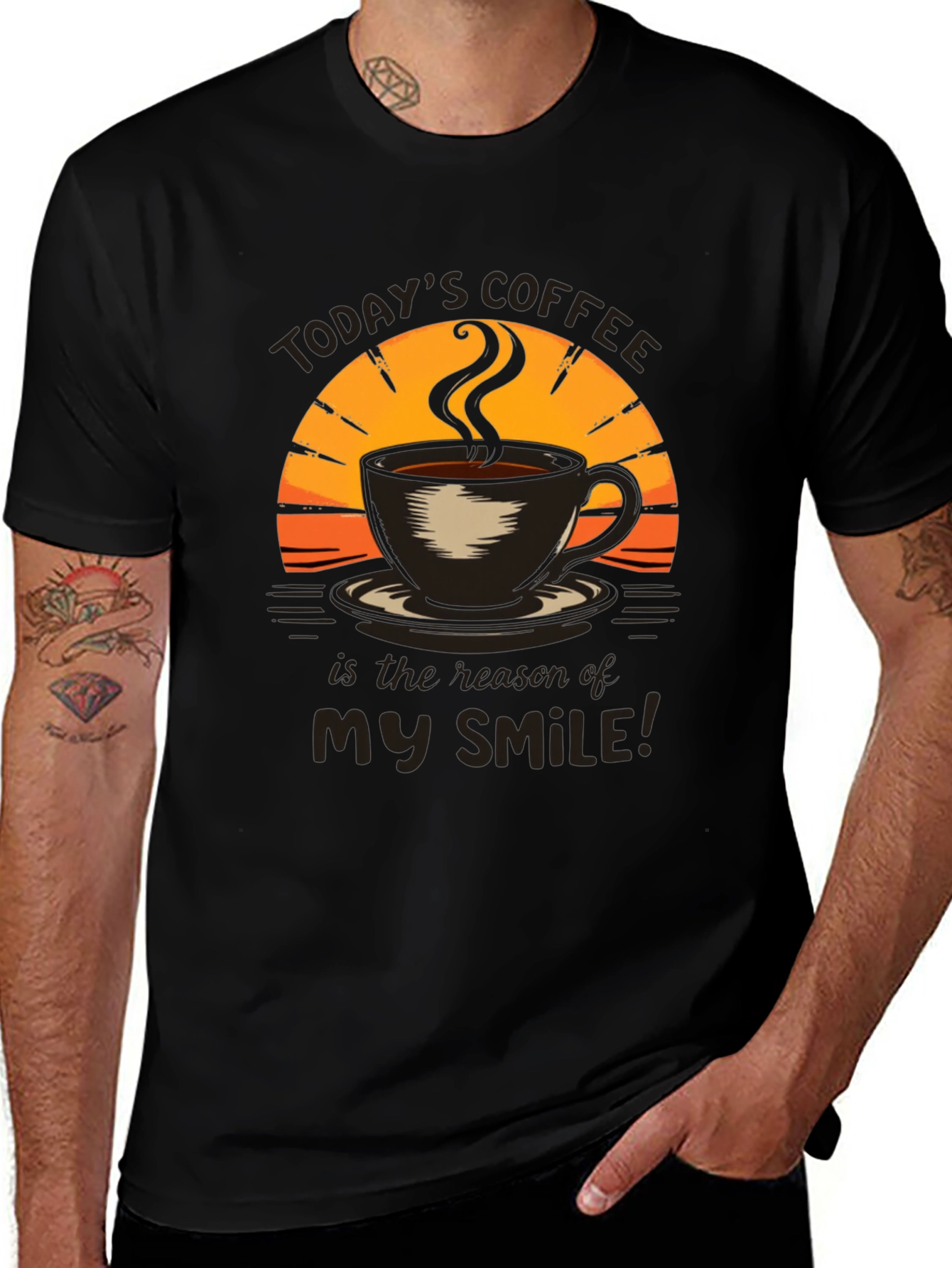 Todays Coffee My Smile T-Shirt