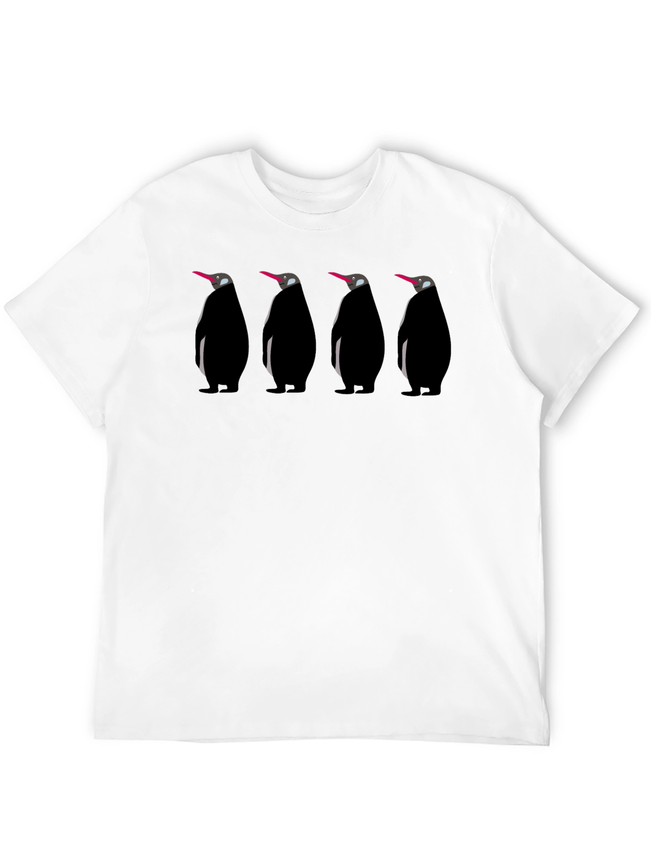 Penguin Parade Graphic Tee - Black