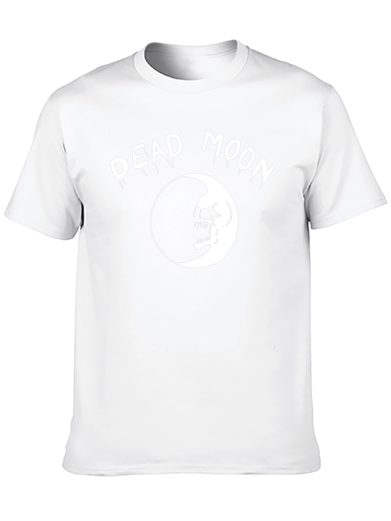 Dead Moon Graphic T-Shirt - Skull & Moon Design