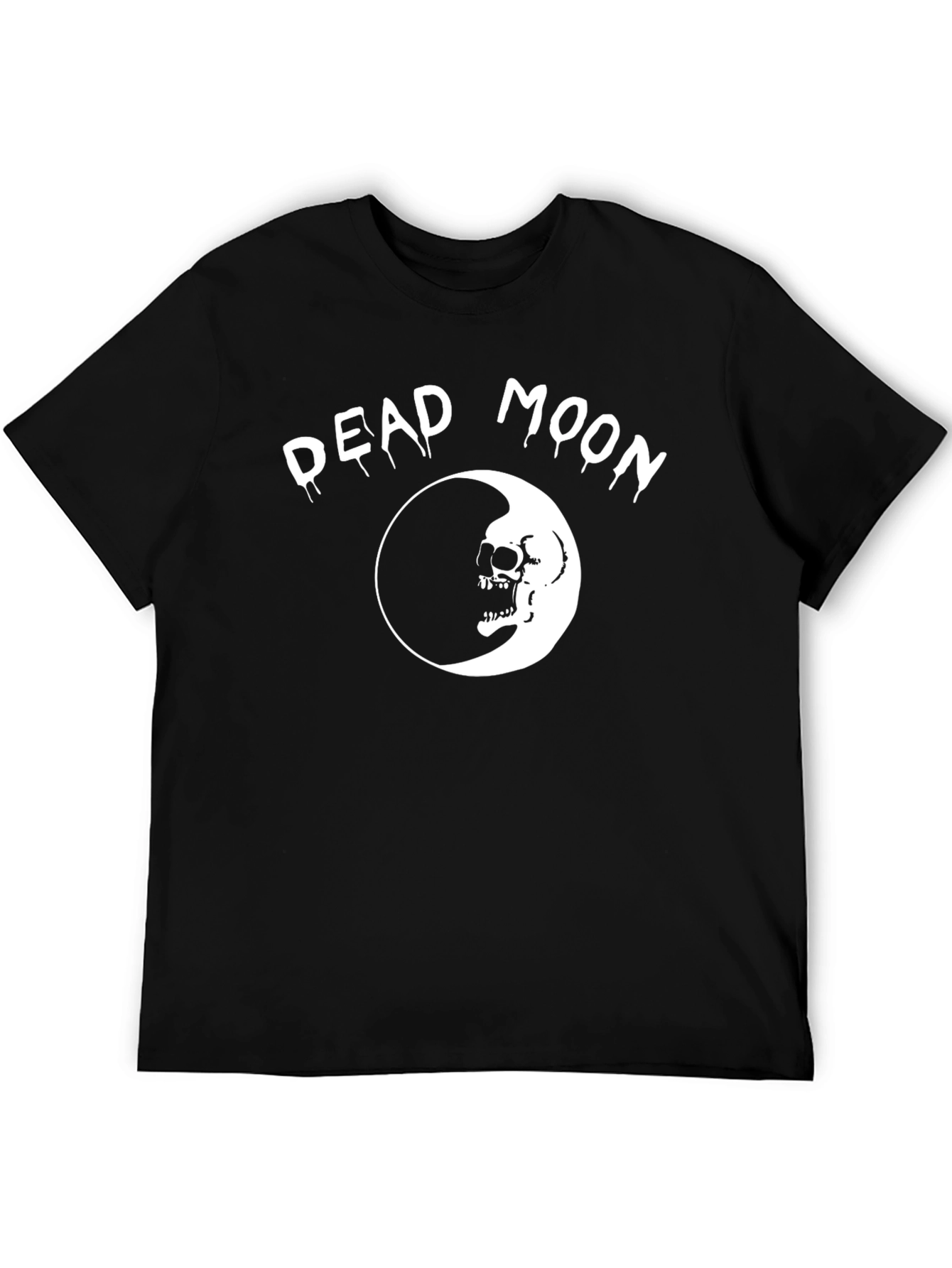 Dead Moon Graphic T-Shirt - Skull & Moon Design