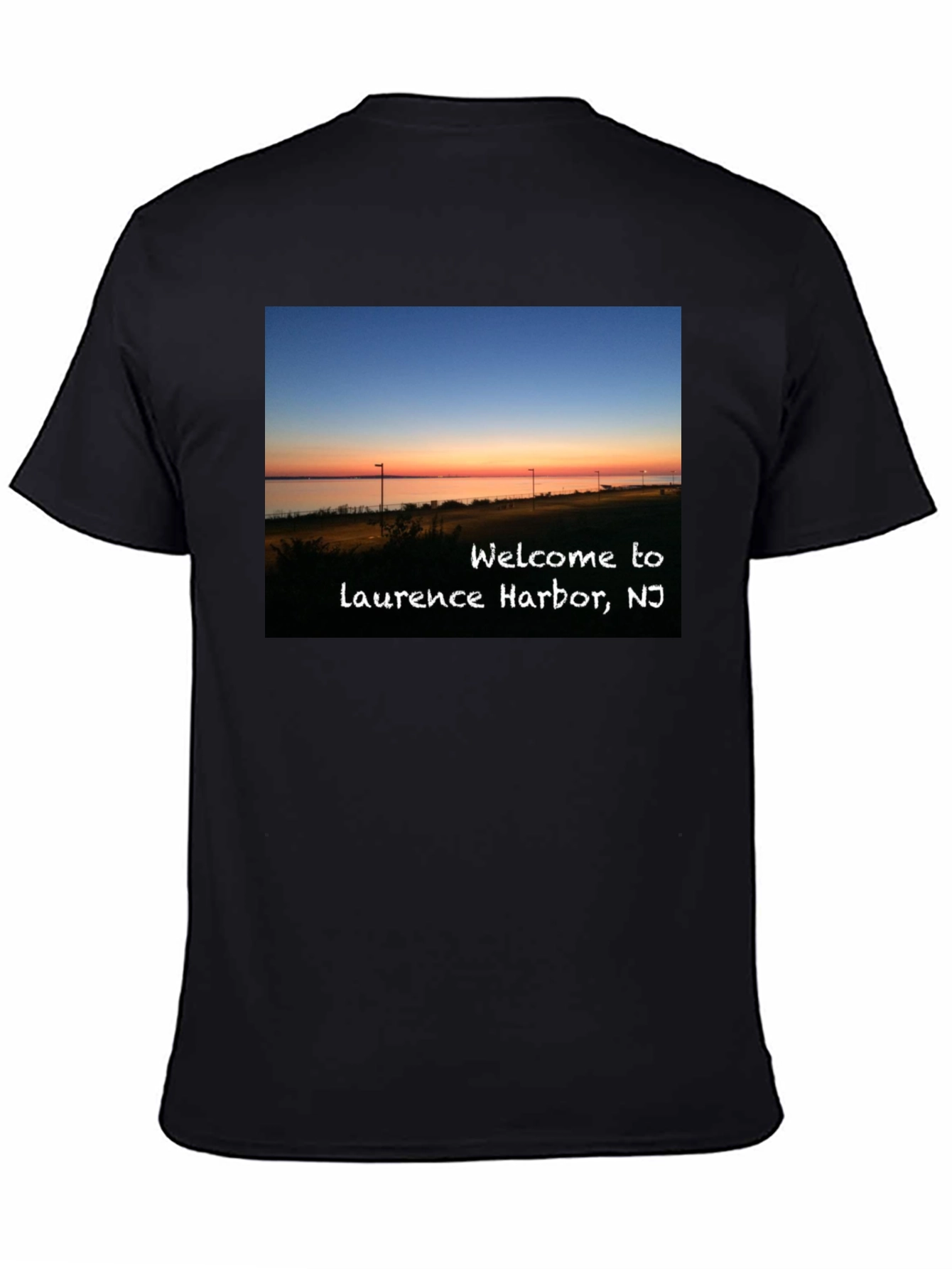 Laurence Harbor NJ Sunset Graphic T-Shirt