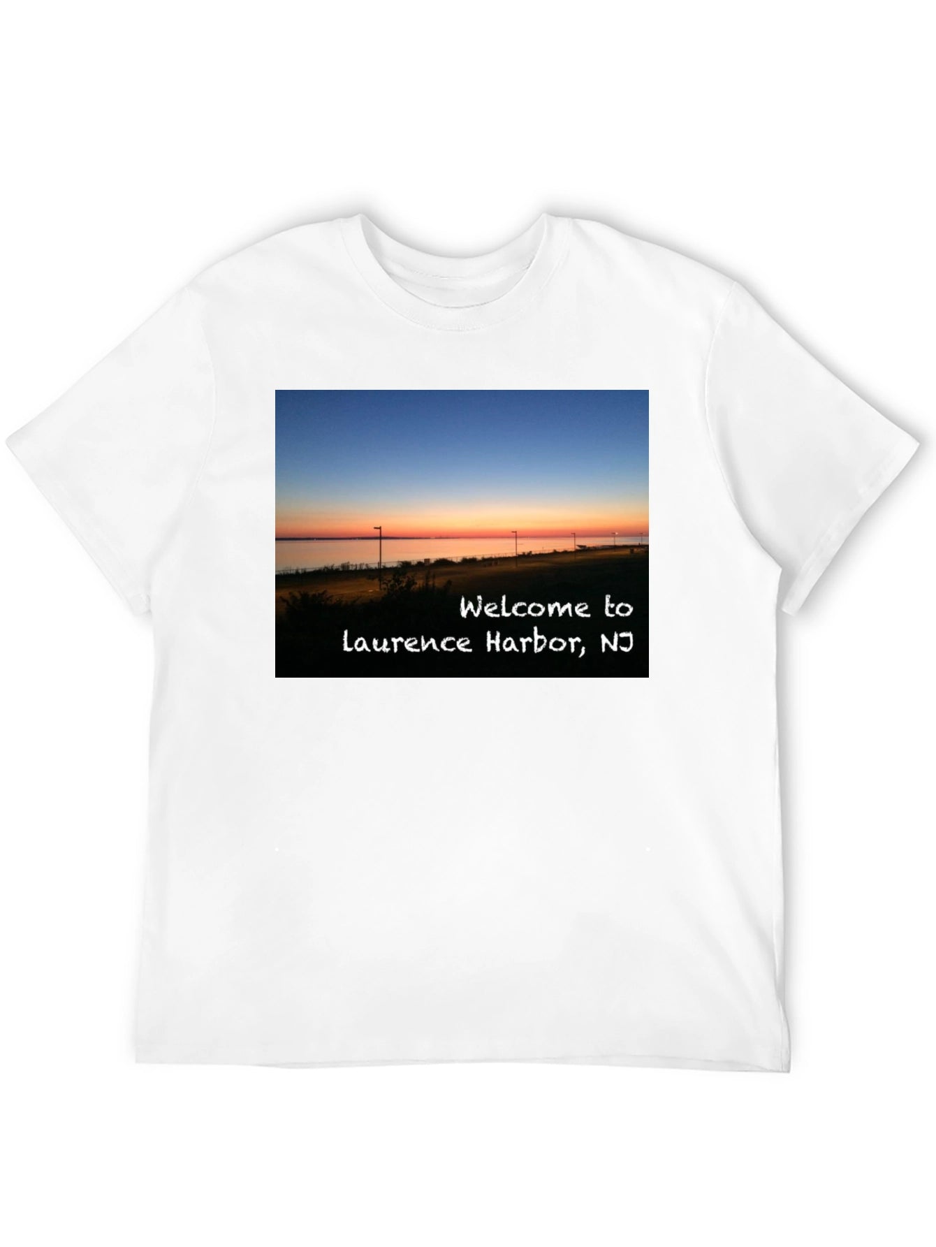 Laurence Harbor NJ Sunset Graphic T-Shirt