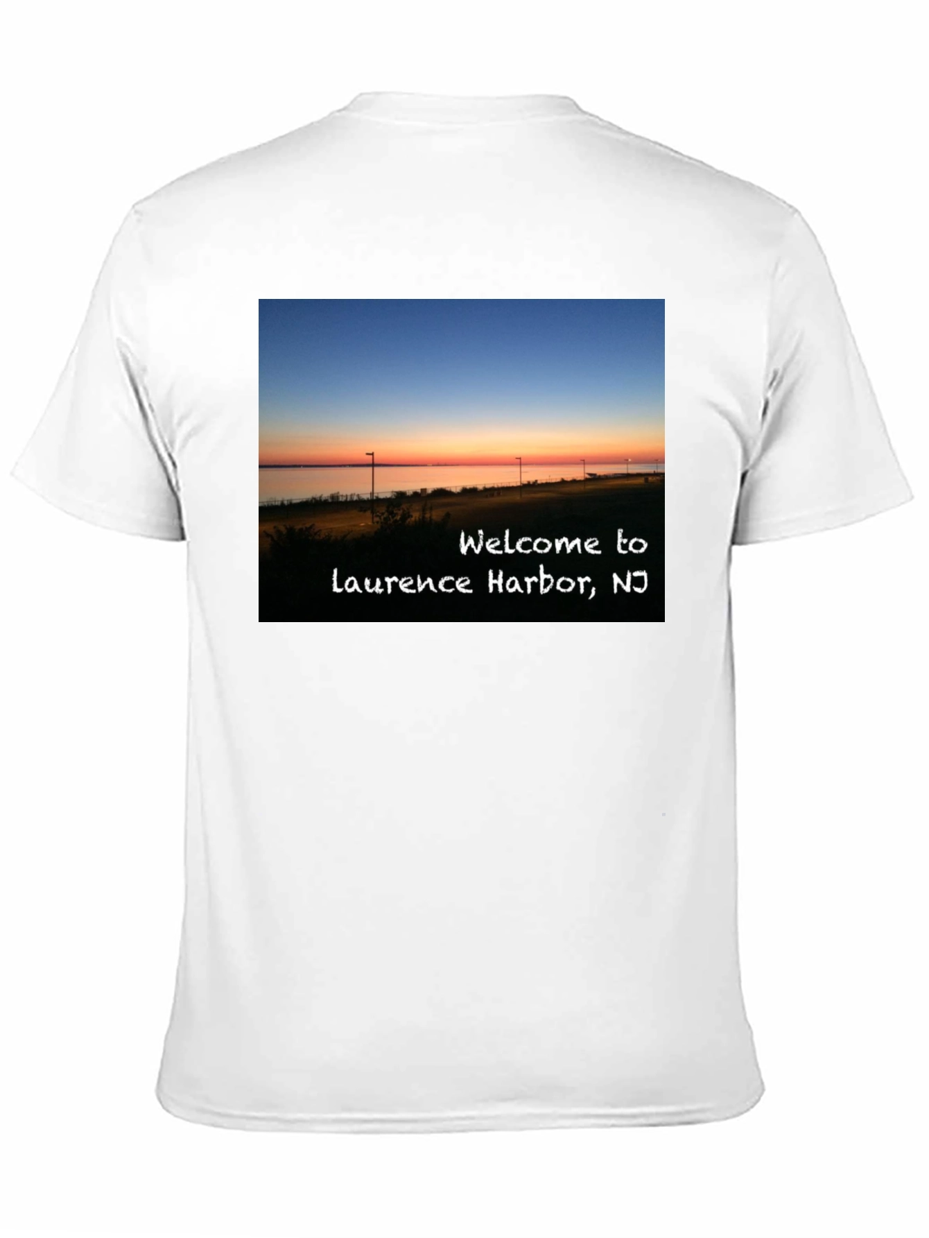 Laurence Harbor NJ Sunset Graphic T-Shirt