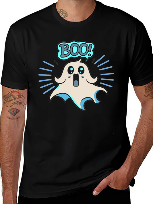 Boo! Ghost Graphic T-Shirt - Halloween Tee