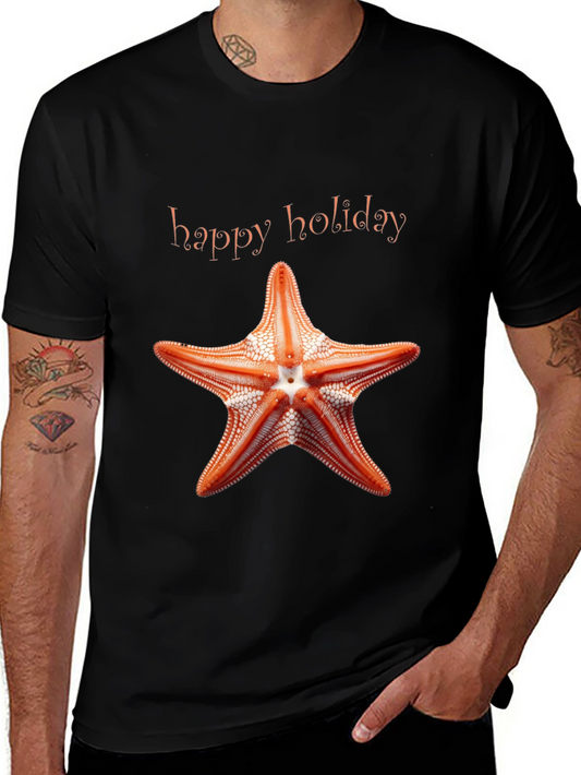 Happy Holiday Starfish Graphic Tee