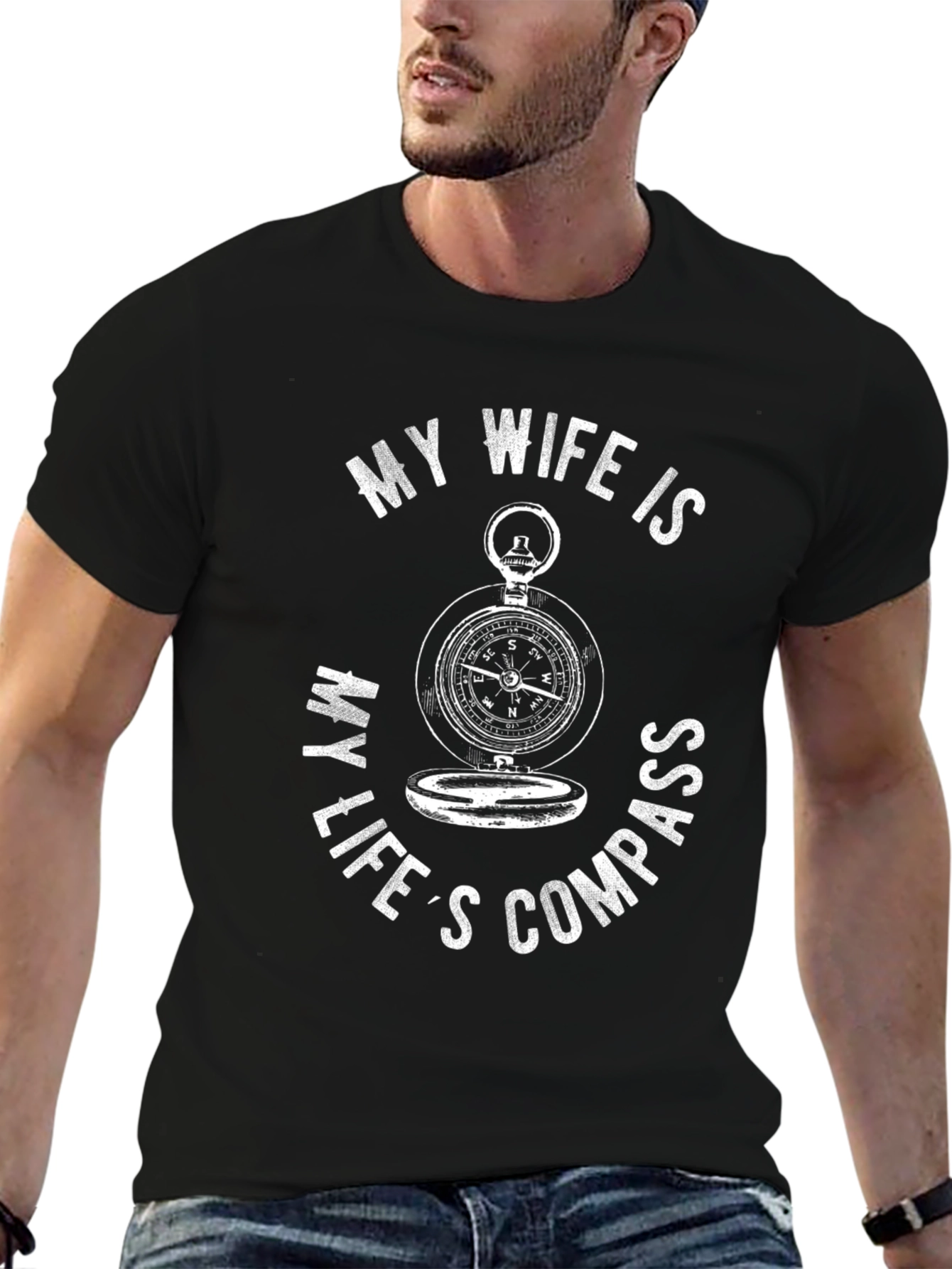 My Wife Is My Lifes Compass T-Shirt