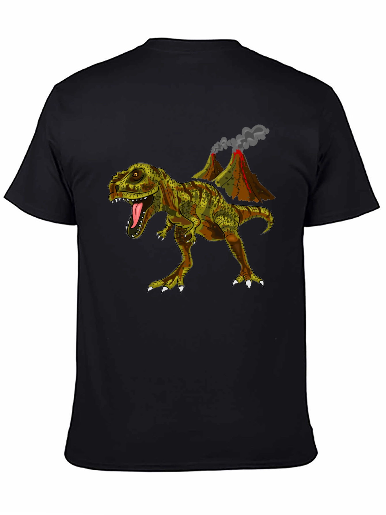 Dino Volcano T-Shirt - Jurassic Cool