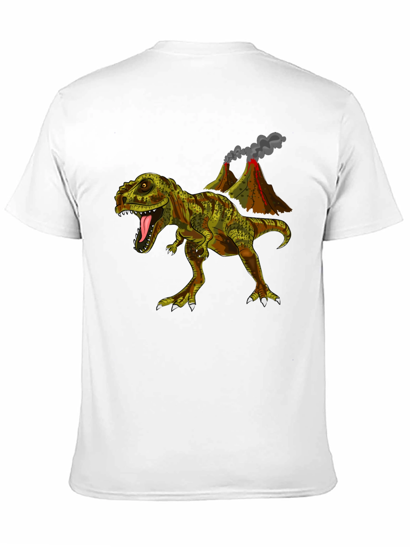 Dino Volcano T-Shirt - Jurassic Cool