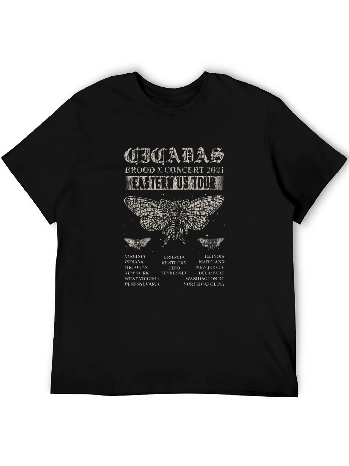 Cicadas Brood X Concert 2021 T-Shirt