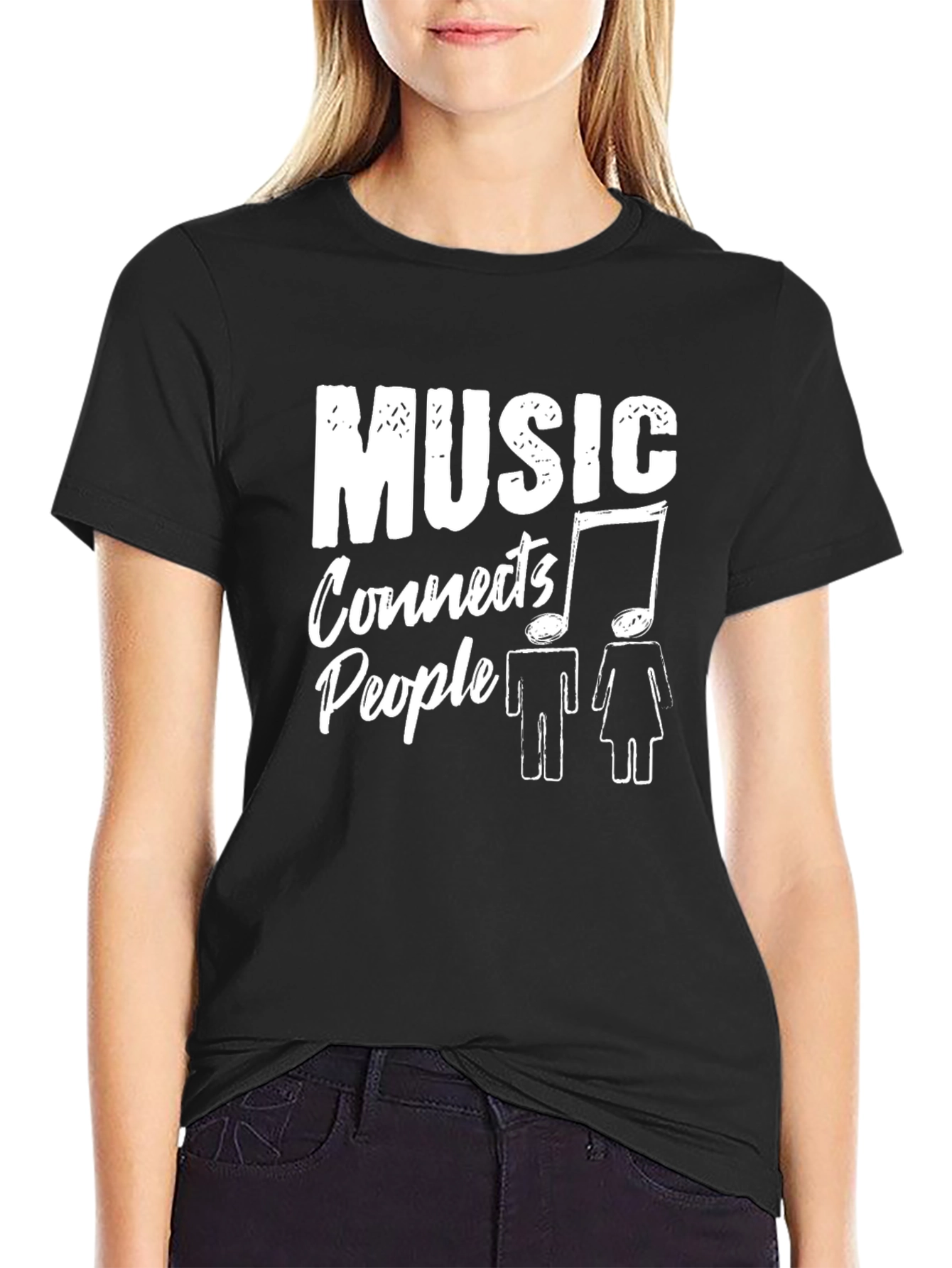 Music Connects People Graphic T-Shirt