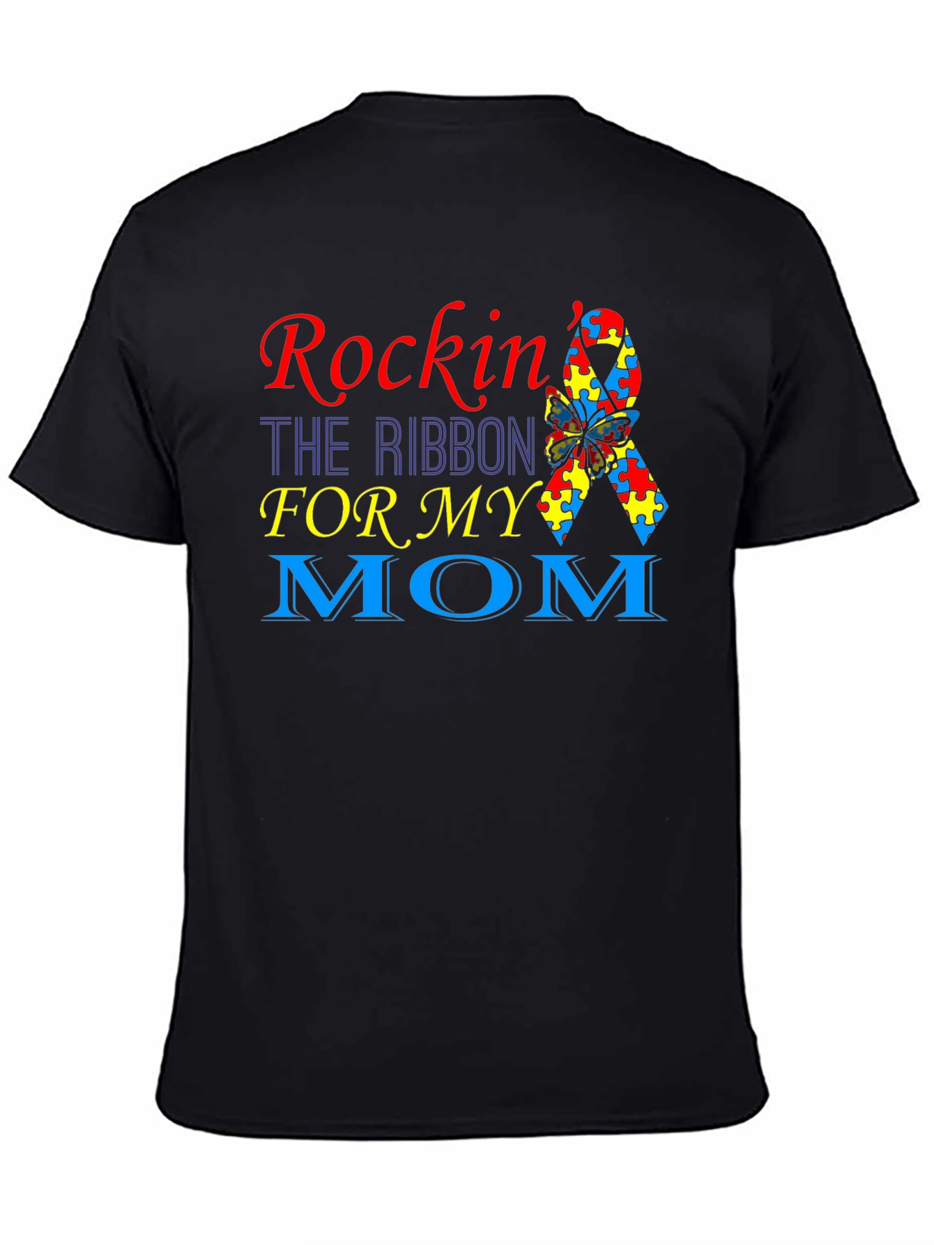Rockin Autism Awareness Ribbon T-Shirt