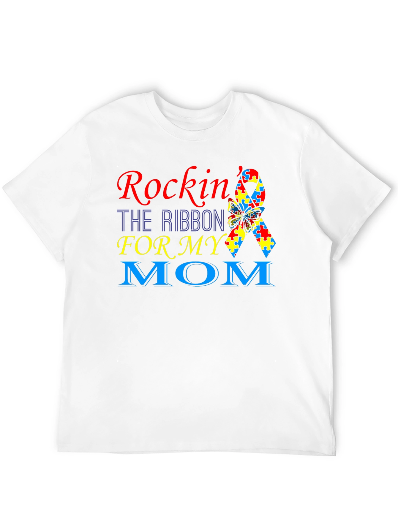 Rockin Autism Awareness Ribbon T-Shirt