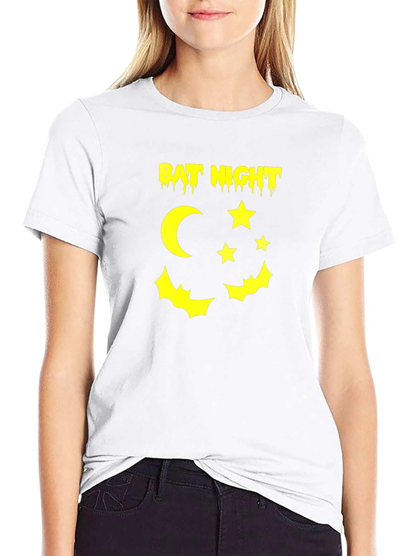 Bat Night Graphic T-Shirt