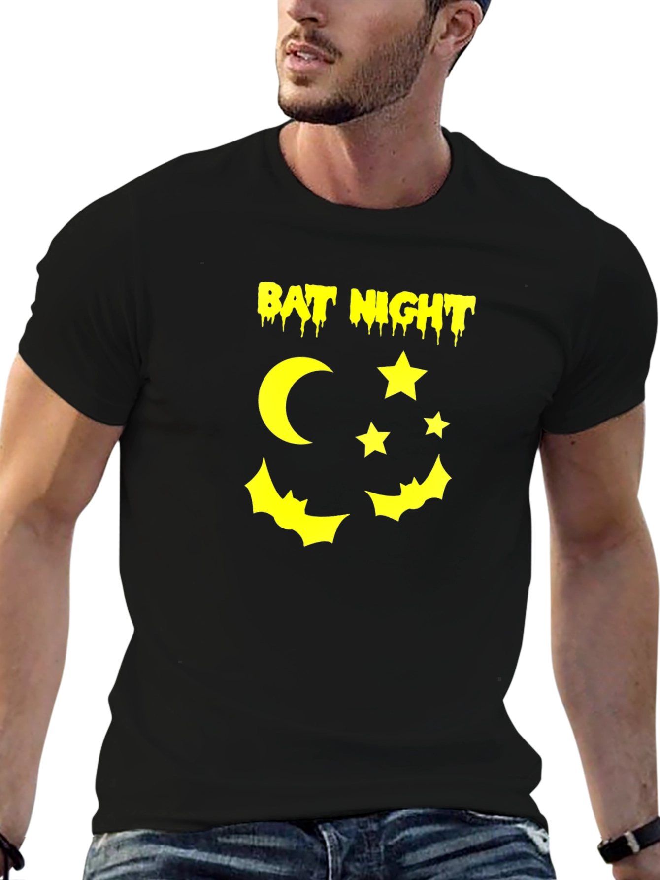 Bat Night Graphic T-Shirt