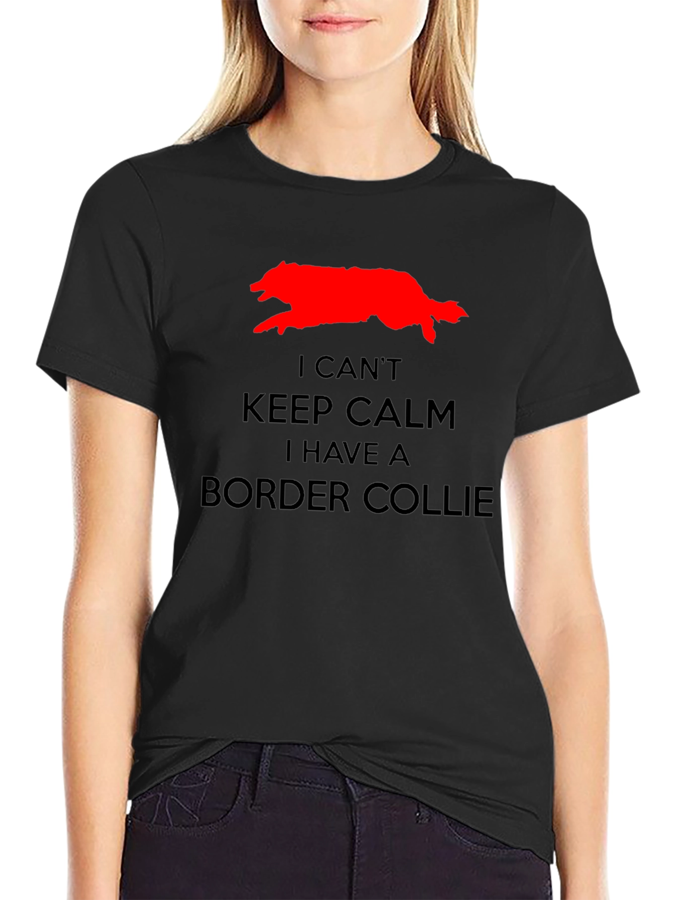 I Cant Keep Calm Border Collie T-Shirt